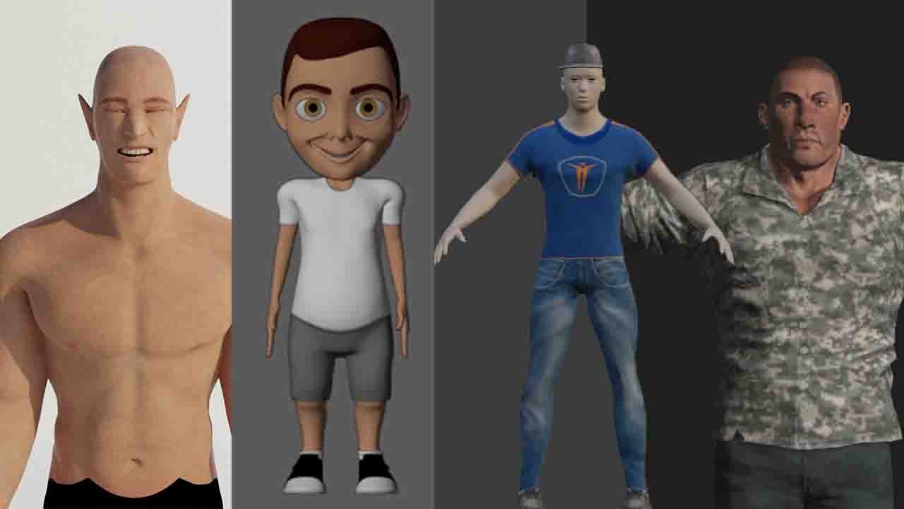 4 Free 3D Character Creator for blender