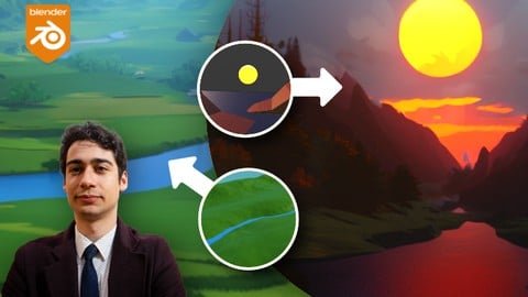 AI Art with Blender and Stable Diffusion course cover