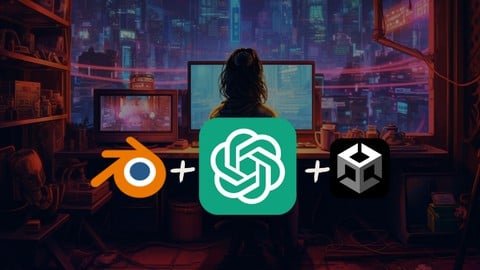 Design in the AI Era: 3D Design with ChatGPT, Blender, Unity course cover